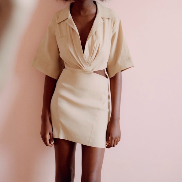 Zara Dresses & Skirts - Zara Cut Out Mini Dress - New!